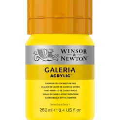 Farba akrylowa Galeria - Winsor & Newton - 120, Cadmium Yellow Medium Hue, 250 ml