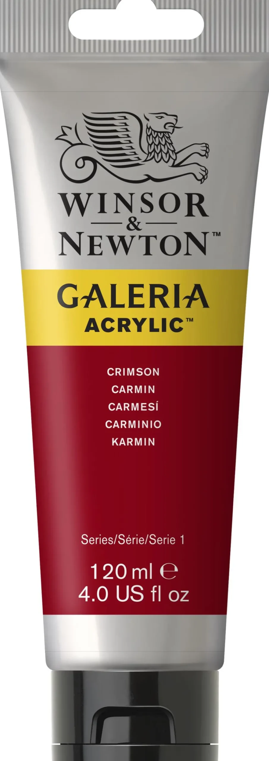 Farba akrylowa Galeria - Winsor & Newton - Crimson, 120 ml