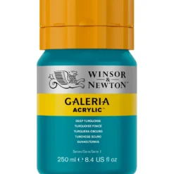 Farba akrylowa Galeria - Winsor & Newton - 232, Deep Turquoise, 250 ml