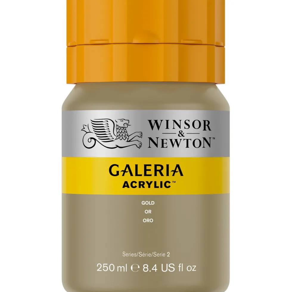 Farba akrylowa Galeria - Winsor & Newton - 283, Gold, 250 ml
