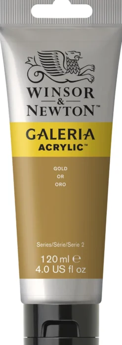 Farba akrylowa Galeria - Winsor & Newton - Gold, 120 ml