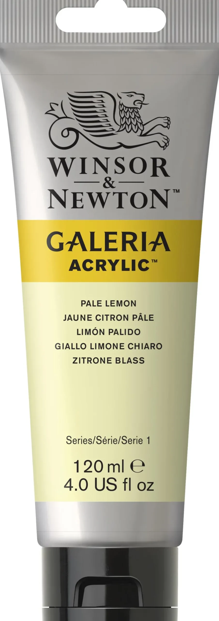 Farba akrylowa Galeria - Winsor & Newton - Pale Lemon, 120 ml