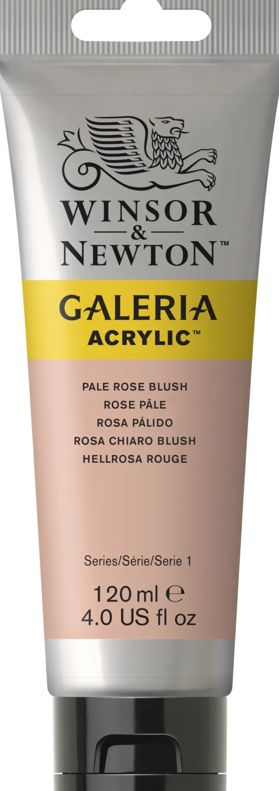 Farba akrylowa Galeria - Winsor & Newton - Pale Rose Blush, 120 ml