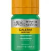 Farba akrylowa Galeria - Winsor & Newton - 484, Permanent Green Middle, 250 ml