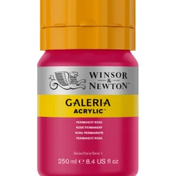 Farba akrylowa Galeria - Winsor & Newton - 502, Permanent Rose, 250 ml