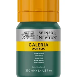 Farba akrylowa Galeria - Winsor & Newton - 522, Phthalo Green, 250 ml