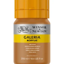 Farba akrylowa Galeria - Winsor & Newton - 552, Raw Sienna, 250 ml
