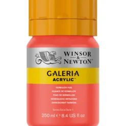 Farba akrylowa Galeria - Winsor & Newton - 682, Vermilion Hue, 250 ml