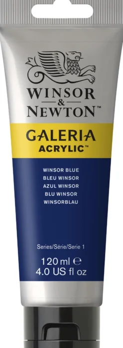 Farba akrylowa Galeria - Winsor & Newton - Winsor Blue, 120 ml