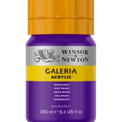 Farba akrylowa Galeria - Winsor & Newton - 728, Winsor Violet, 250 ml
