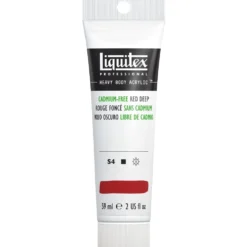 Farba akrylowa Heavy Body - Liquitex - Cadmium Free Red Deep, 59 ml