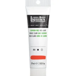 Farba akrylowa Heavy Body - Liquitex - Cadmium Free Red Light, 59 ml