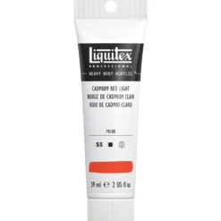 Farba akrylowa Heavy Body - Liquitex - Cadmium Red Light, 59 ml