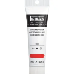 Farba akrylowa Heavy Body - Liquitex - Cadmium Red Medium, 59 ml