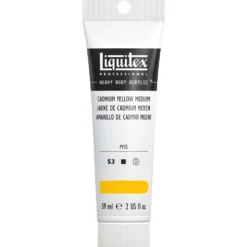 Farba akrylowa Heavy Body - Liquitex - Cadmium Yellow Medium, 59 ml