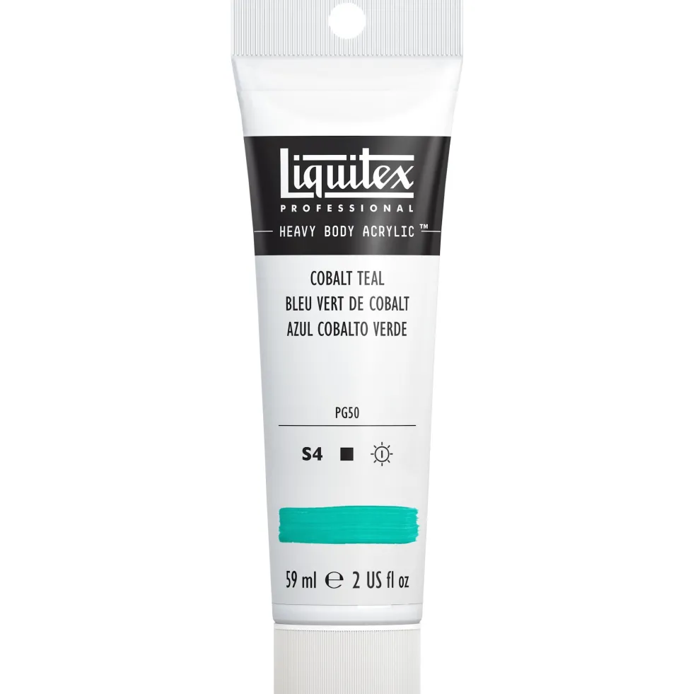 Farba akrylowa Heavy Body - Liquitex - Cobalt Teal, 59 ml