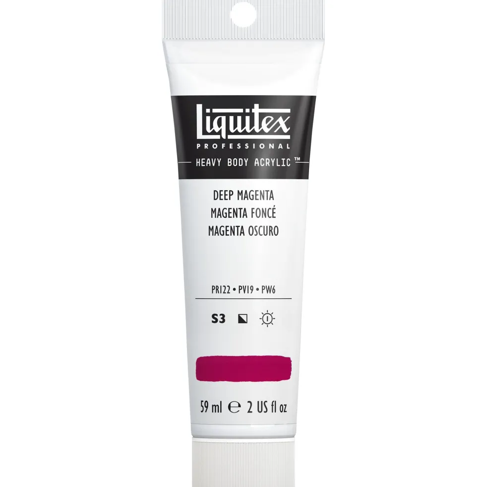 Farba akrylowa Heavy Body - Liquitex - Deep Magenta, 59 ml