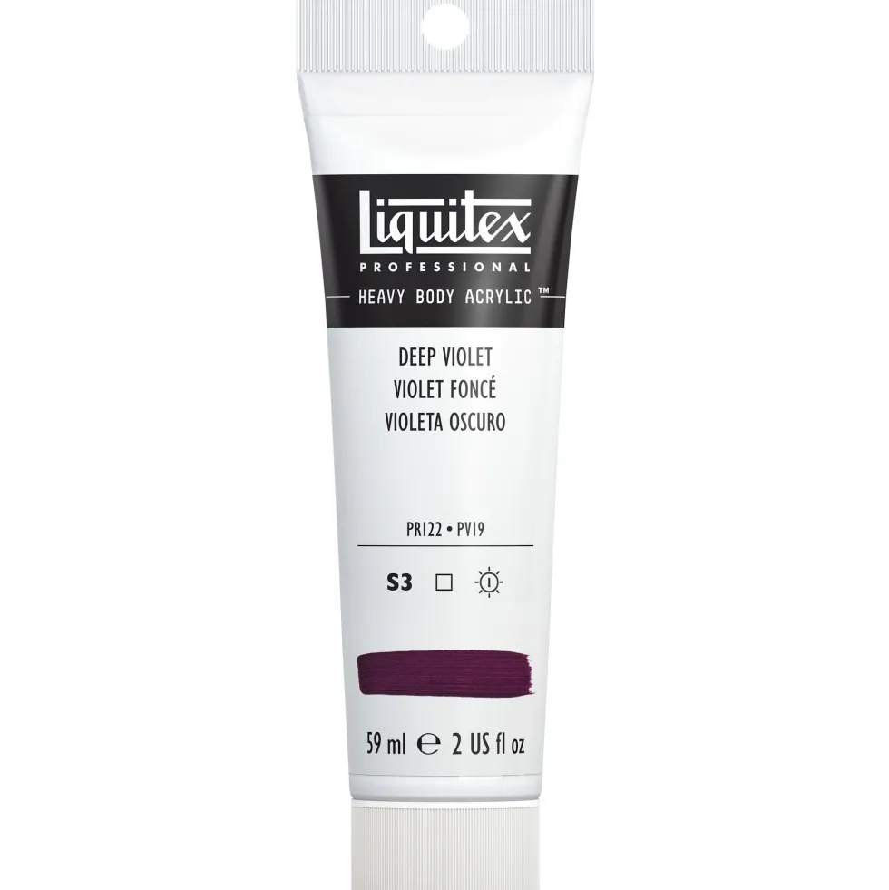 Farba akrylowa Heavy Body - Liquitex - Deep Violet, 59 ml