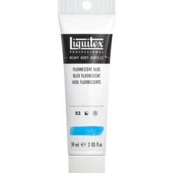 Farba akrylowa Heavy Body - Liquitex - Fluorescent Blue, 59 ml