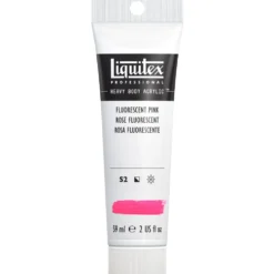Farba akrylowa Heavy Body - Liquitex - Fluorescent Pink, 59 ml
