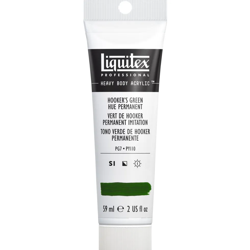 Farba akrylowa Heavy Body - Liquitex - Hooker's Green Hue Permanent, 59 ml