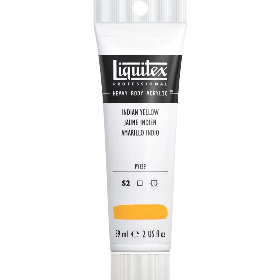 Farba akrylowa Heavy Body - Liquitex - Indian Yellow, 59 ml