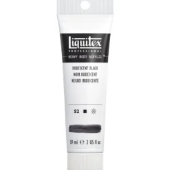 Farba akrylowa Heavy Body - Liquitex - Iridescent Black, 59 ml