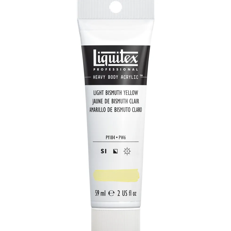 Farba akrylowa Heavy Body - Liquitex - Light Bismuth Yellow, 59 ml