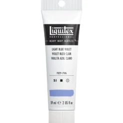 Farba akrylowa Heavy Body - Liquitex - Light Blue Violet, 59 ml