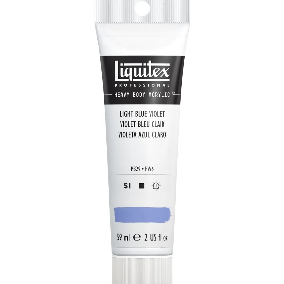 Farba akrylowa Heavy Body - Liquitex - Light Blue Violet, 59 ml