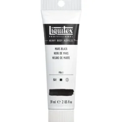 Farba akrylowa Heavy Body - Liquitex - Mars Black, 59 ml