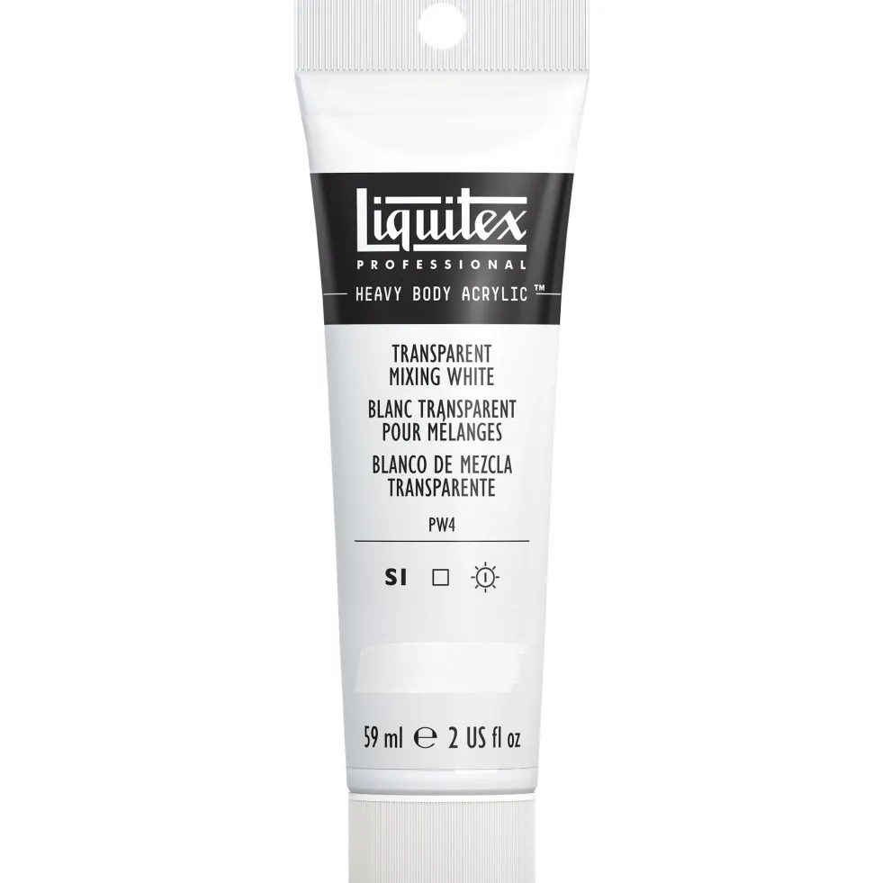 Farba akrylowa Heavy Body - Liquitex - Mixing White, 59 ml