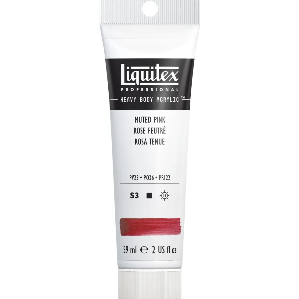 Farba akrylowa Heavy Body - Liquitex - Muted Pink, 59 ml