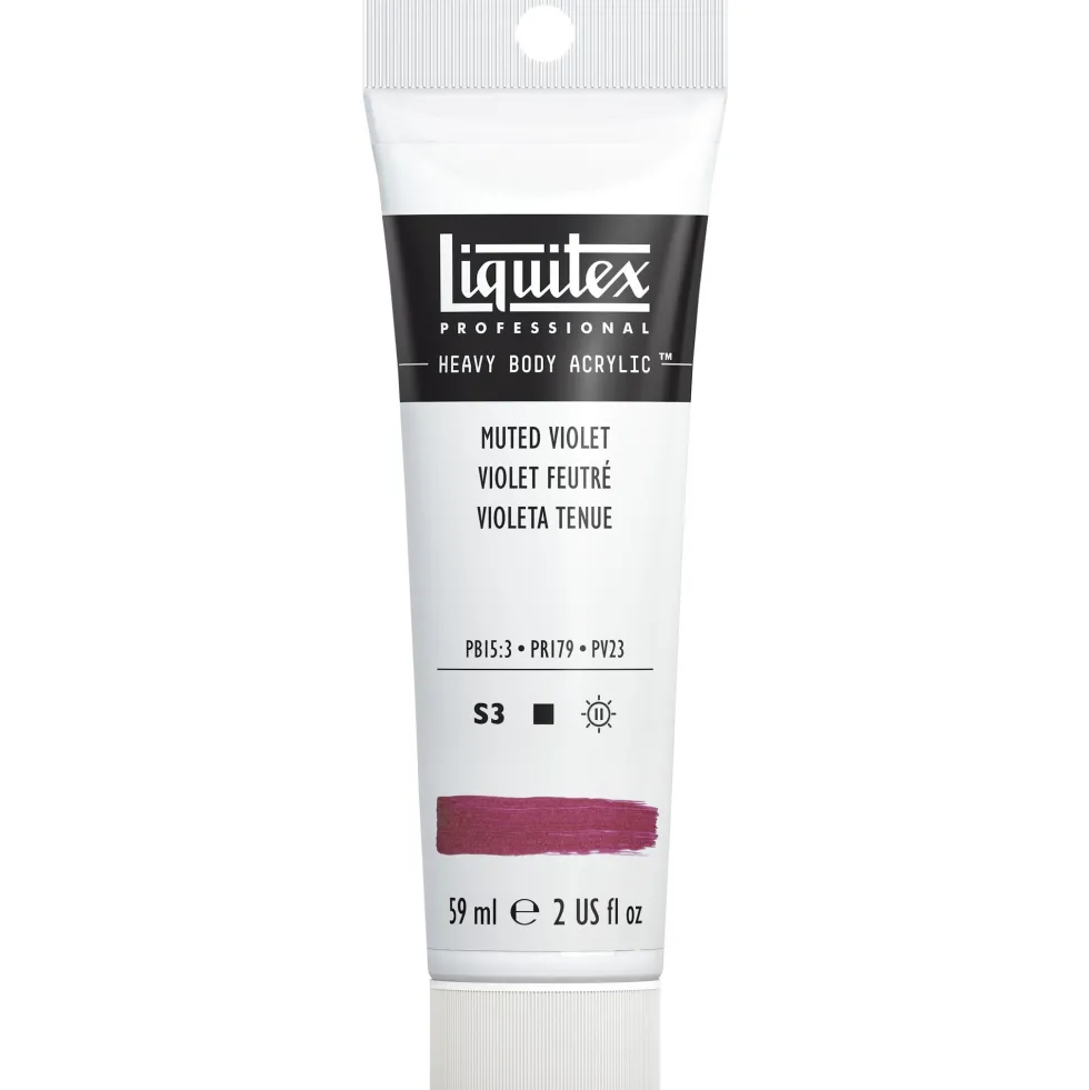 Farba akrylowa Heavy Body - Liquitex - Muted Violet, 59 ml