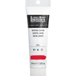 Farba akrylowa Heavy Body - Liquitex - Naphthol Crimson, 59 ml