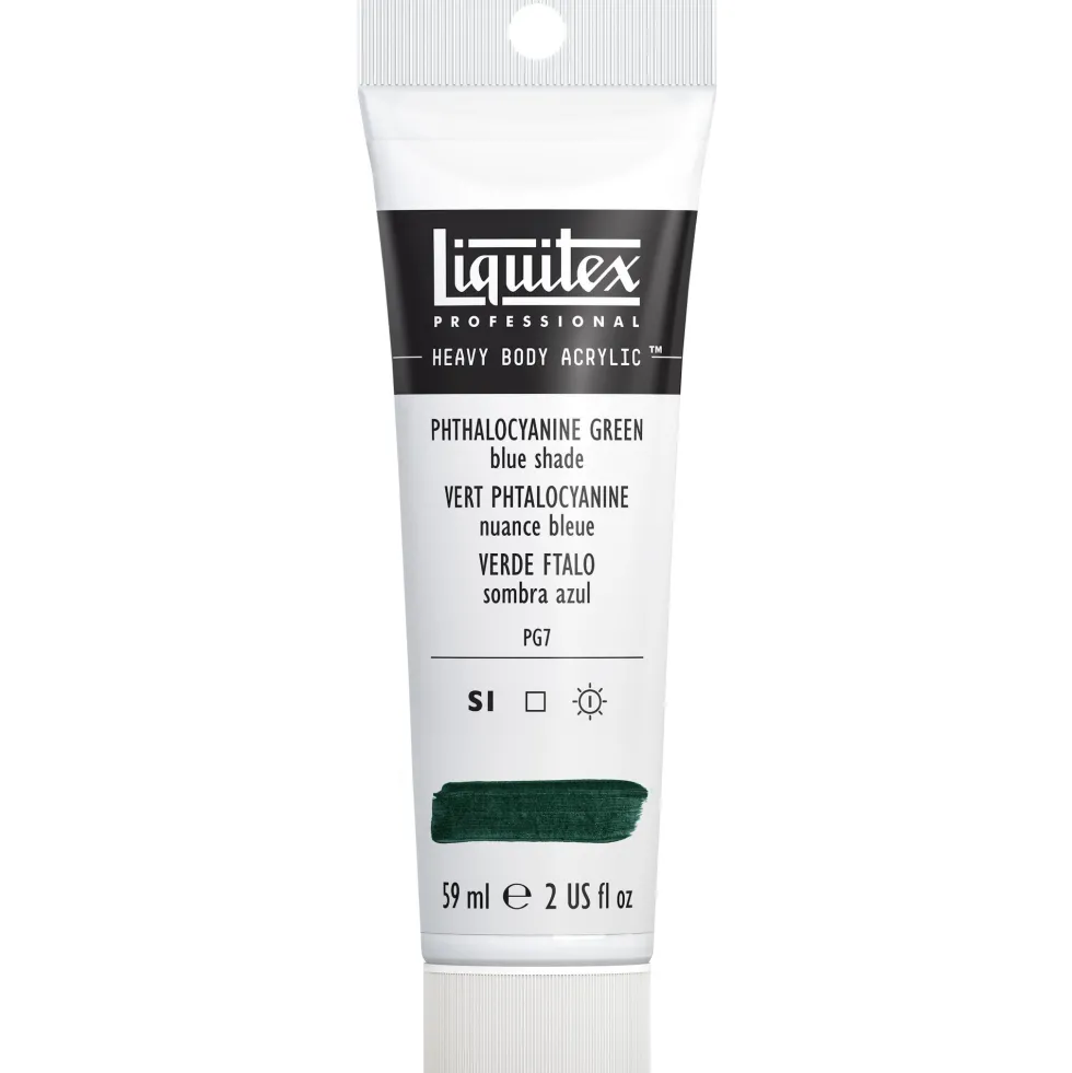 Farba akrylowa Heavy Body - Liquitex - Phthalocyanine Green Blue Shade, 59 ml