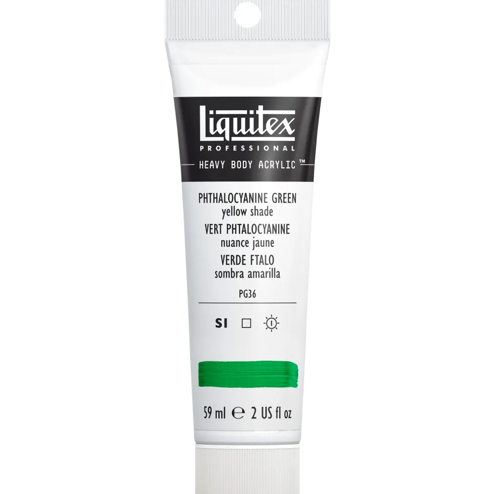 Farba akrylowa Heavy Body - Liquitex - Phthalo Green Yellow Shade, 59 ml