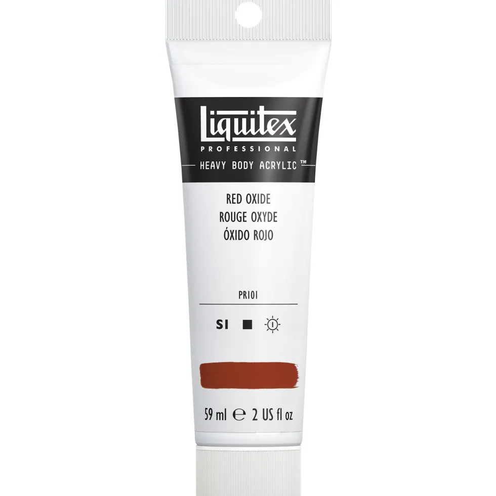 Farba akrylowa Heavy Body - Liquitex - Red Oxide, 59 ml