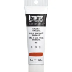 Farba akrylowa Heavy Body - Liquitex - Transparent Burnt Sienna, 59 ml