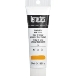 Farba akrylowa Heavy Body - Liquitex - Transparent Raw Sienna, 59 ml