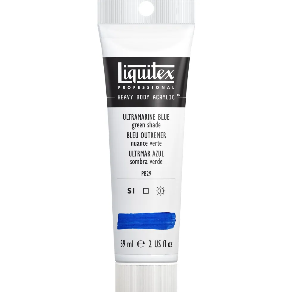 Farba akrylowa Heavy Body - Liquitex - Ultramarine Blue Green Shade, 59 ml
