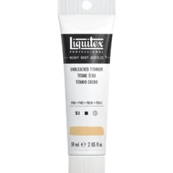 Farba akrylowa Heavy Body - Liquitex - Unbleached Titanium, 59 ml