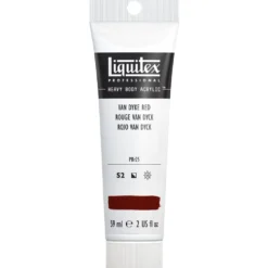 Farba akrylowa Heavy Body - Liquitex - Van Dyke Red, 59 ml