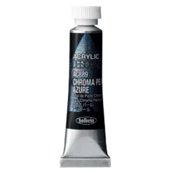 Farba akrylowa Iridescence Acrylic - Holbein - 889, Chroma Pearl Azure, 5 ml