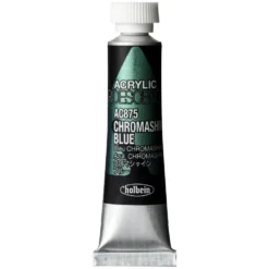 Farba akrylowa Iridescence Acrylic - Holbein - 875, Chromashine Blue, 5 ml