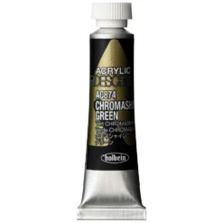 Farba akrylowa Iridescence Acrylic - Holbein - 874, Chromashine Green, 5 ml