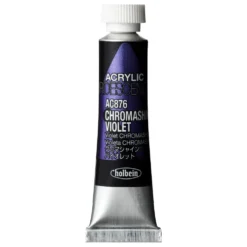 Farba akrylowa Iridescence Acrylic - Holbein - 876, Chromashine Violet, 5 ml