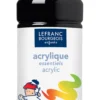 Farba akrylowa - Lefranc & Bourgeois - czarna, 500 ml