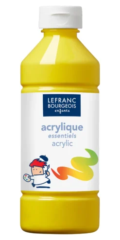 Farba akrylowa - Lefranc & Bourgeois - żółta, 500 ml