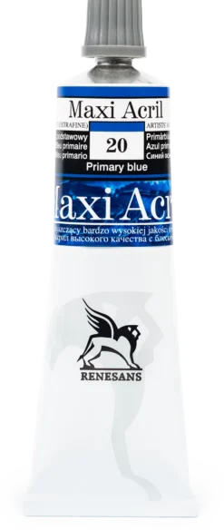 Farba akrylowa Maxi Acril - Renesans - błękit podstawowy, 60 ml